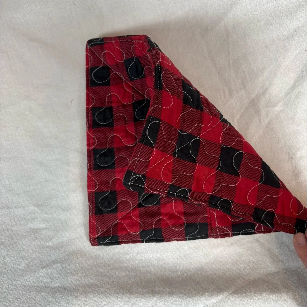 Handmade Christmas Buffalo Check Quilted Hot Pad‎ | 3-Pack | 9